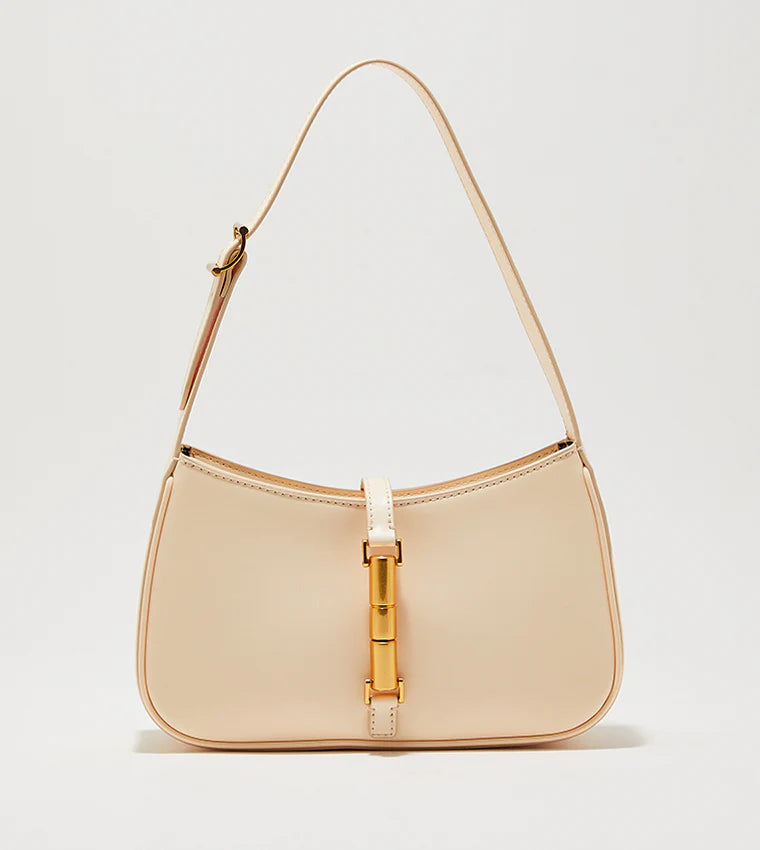 Cesia Metallic Accent Shoulder Bag