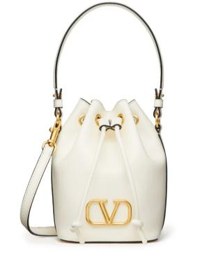 Valentino Garavani  vlogo signature leather bucket bag