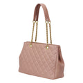 Structured Shoulder Bag With Quilted Details