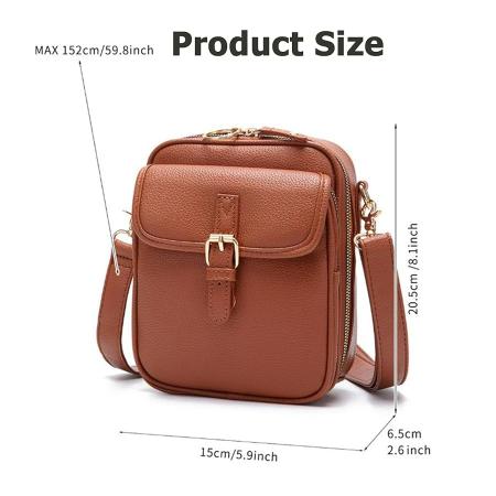 Urvashi Crossbody Leather Bag