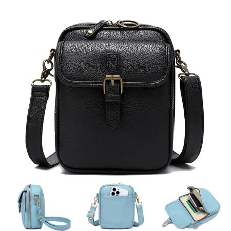 Urvashi Crossbody Leather Bag