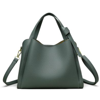 Soft PU Leather Vegetable Basket Bucket Shoulder Bag
