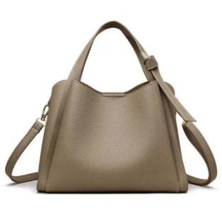 Soft PU Leather Vegetable Basket Bucket Shoulder Bag