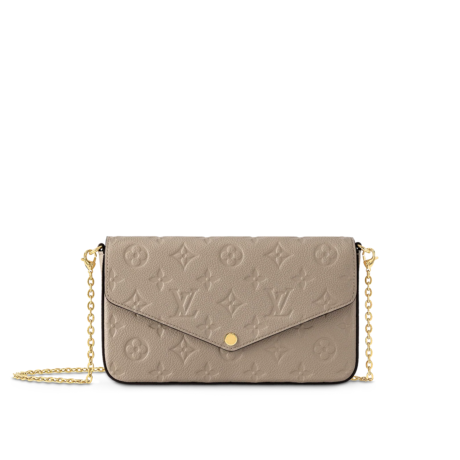 Monogram Empreinte Leather "Félicie Pochette" Crossbody Bag